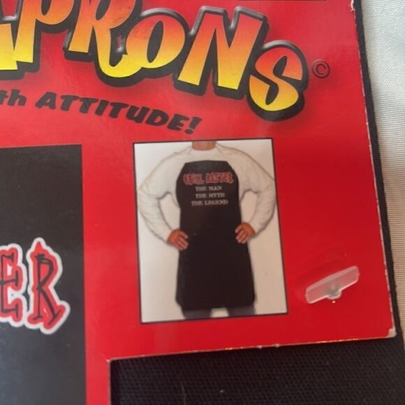 Men’s Grill Master Apron.” The Man The Myth The Legend”. New! - Picture 3 of 4